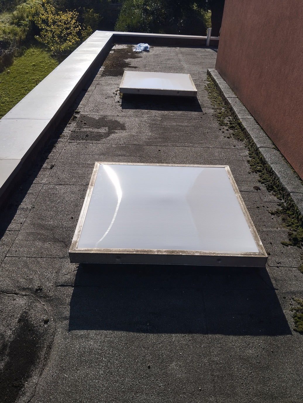 Remplacement d'un Skydome après la grêle à Bry-sur-Marne (94360)
