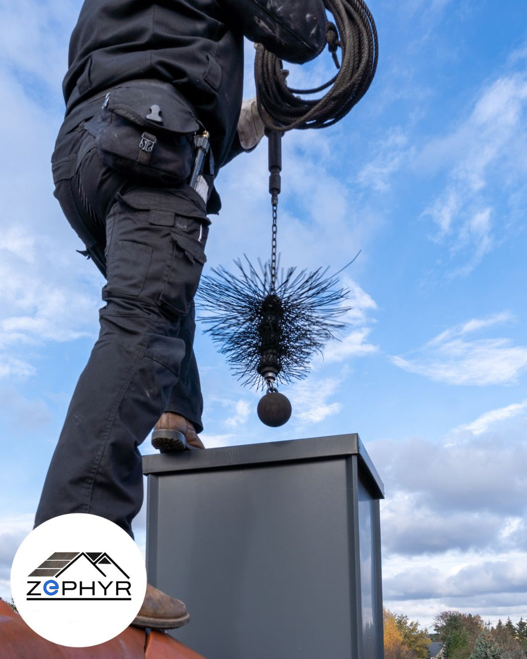 Ramonage par le toit